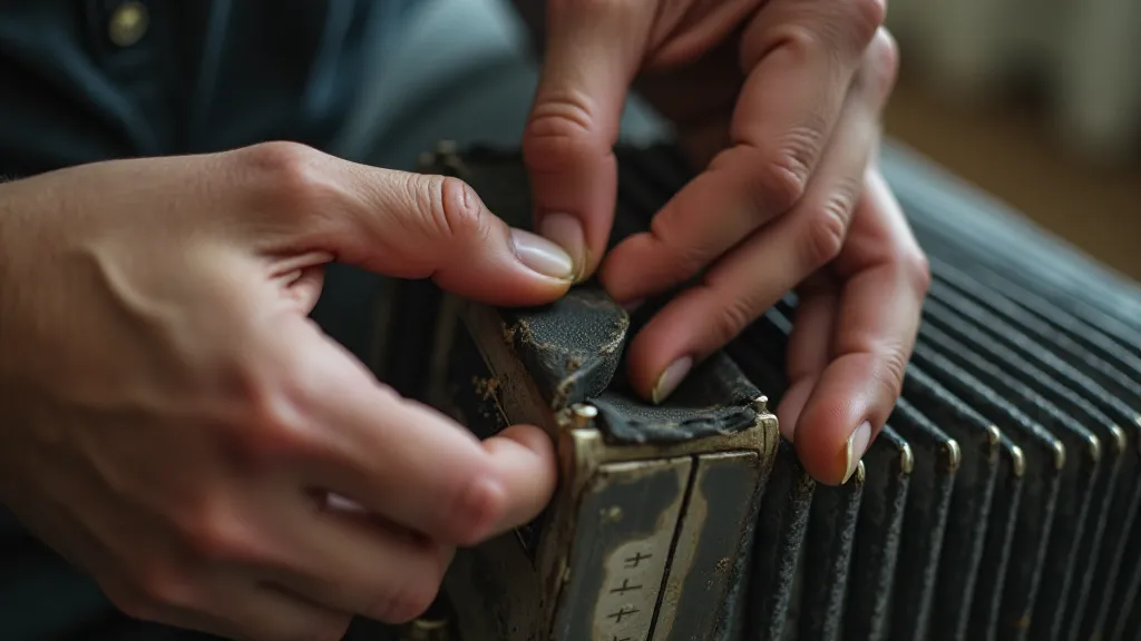 Accordion bellows repair
