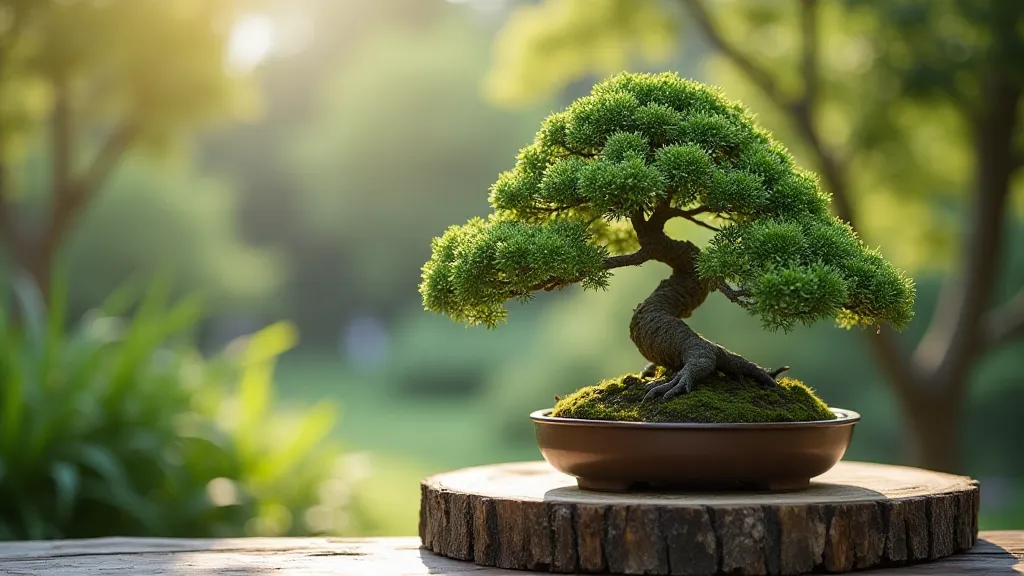 Finished juniper bonsai