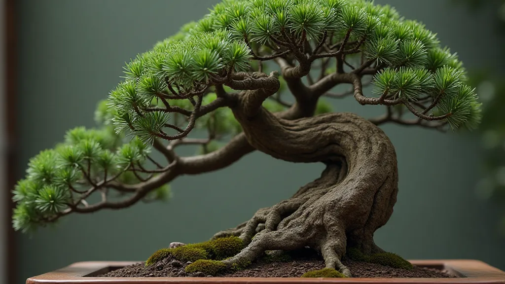 Juniper bonsai showing signs of weathering
