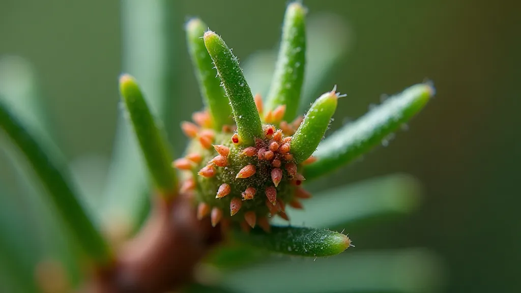 Red Spider Mite Infestation on Juniper